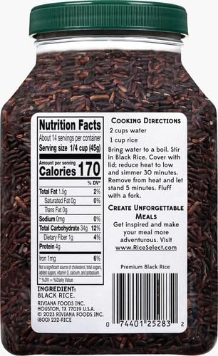 RiceSelect Premium Black Rice grain-closeup reveals deep color and nutty aroma