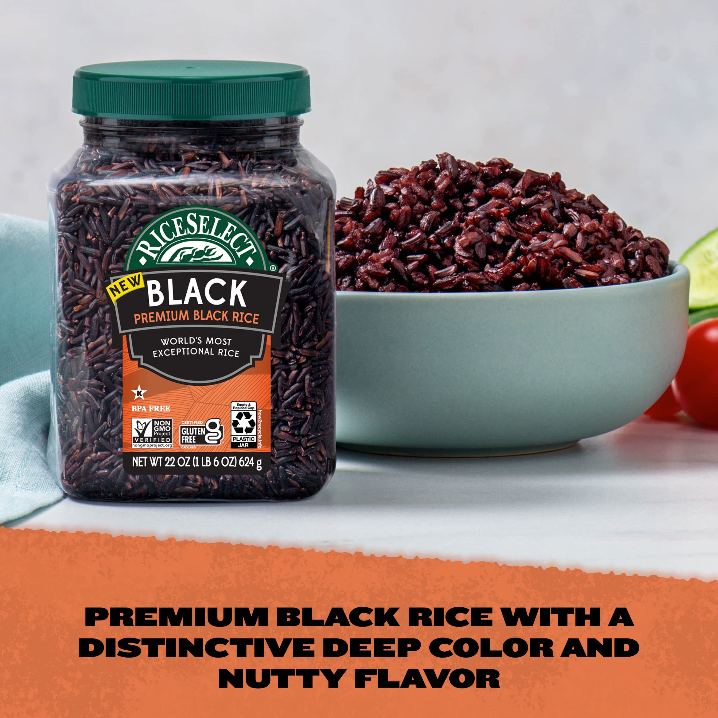 RiceSelect Premium Black Rice stir-fry suggests quick, flavorful weeknight dinners