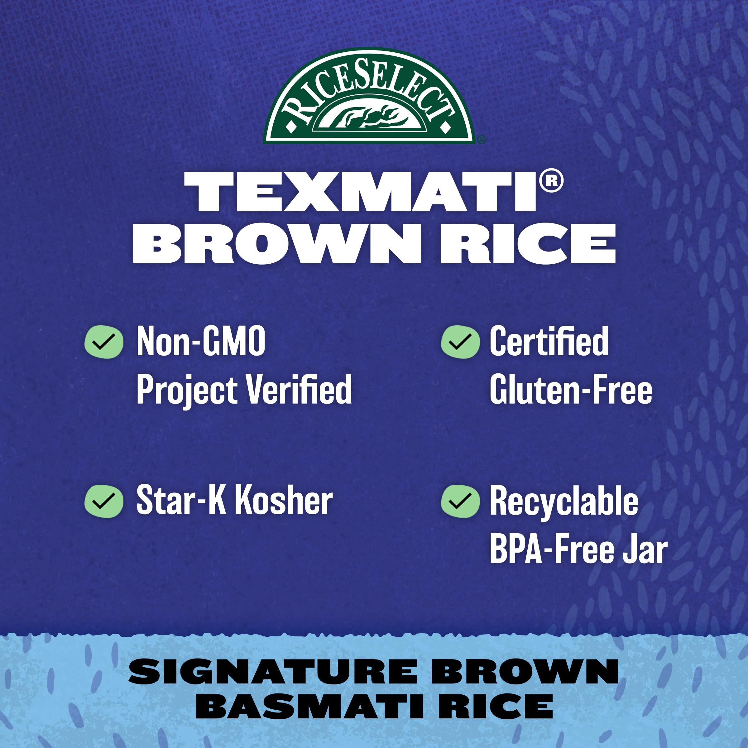 RiceSelect Texmati Brown Rice ready for soups and bowls with aroma.