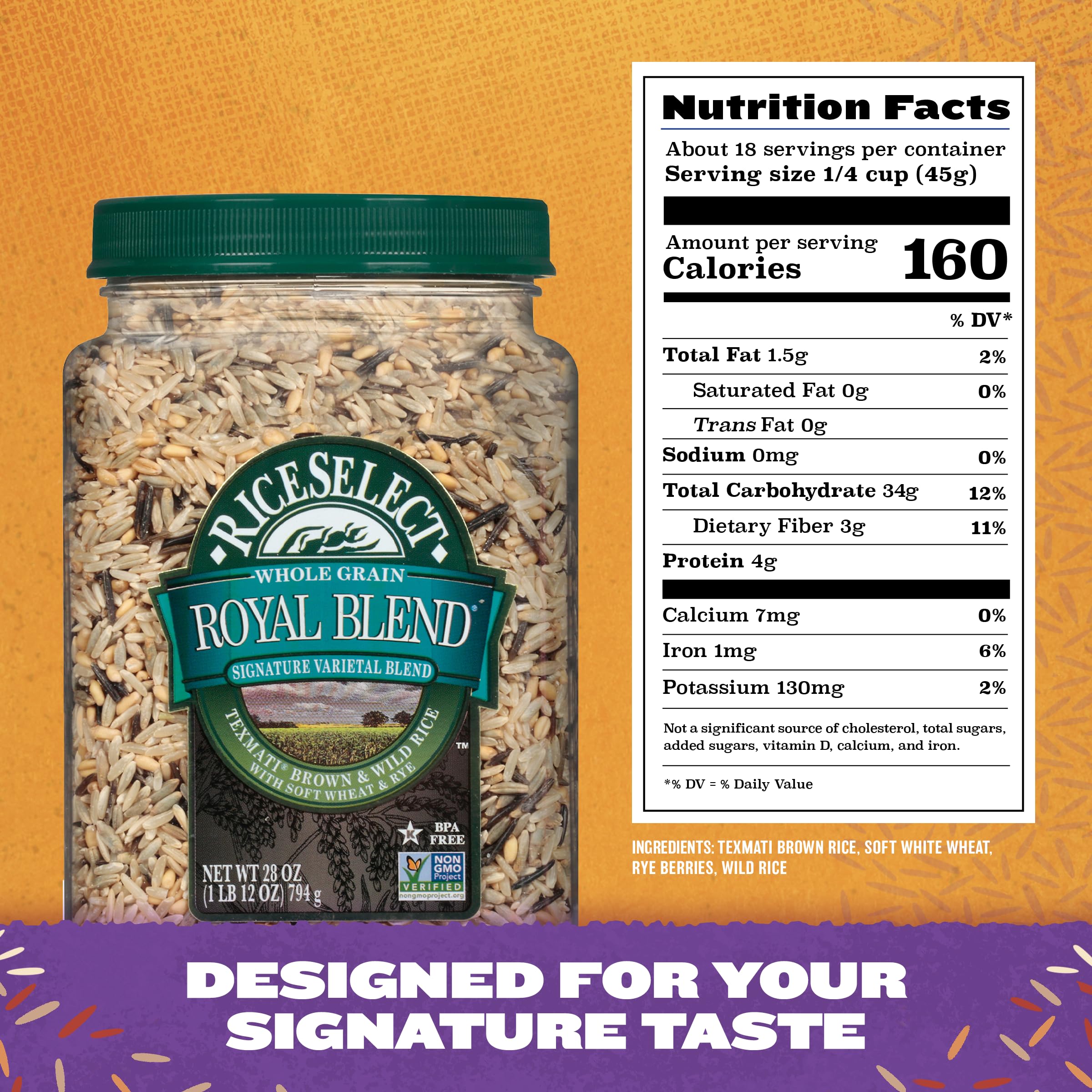 RiceSelect Texmati brown and wild rice in a skillet reveals texture and aroma