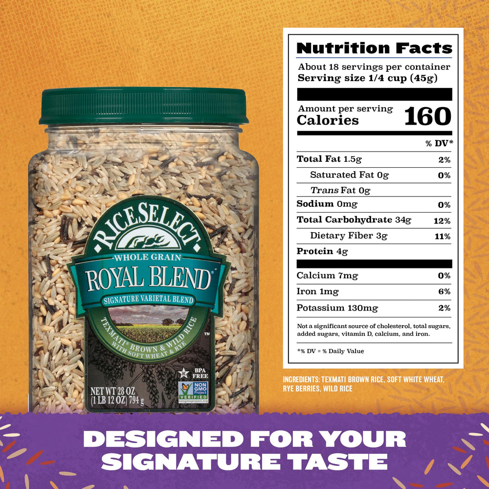 RiceSelect Texmati brown and wild rice in a skillet reveals texture and aroma