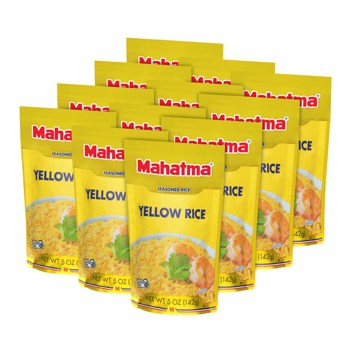 RiceSelect Mahatma Yellow Rice Mix bag ready for family meals and versatile cooking