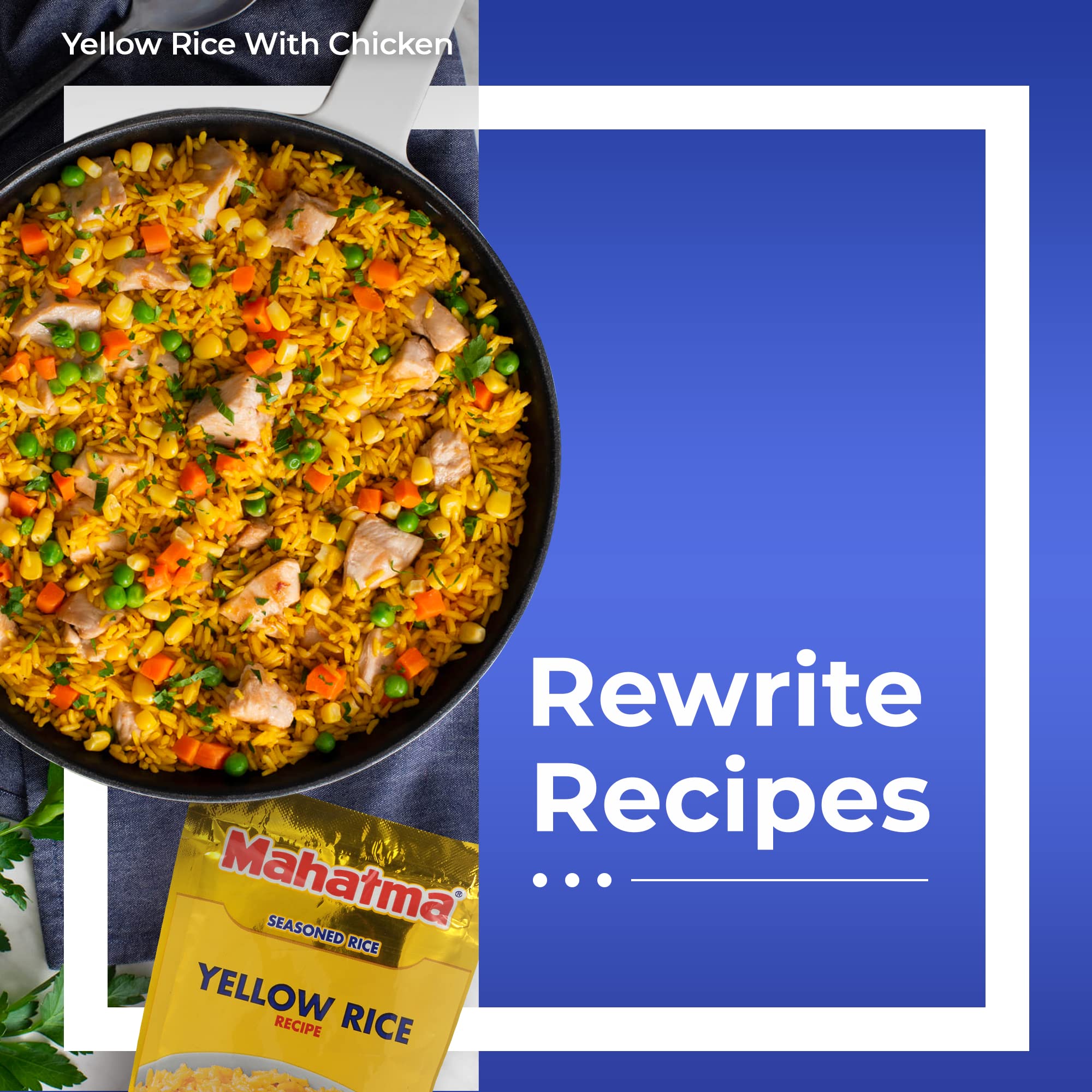 RiceSelect Mahatma Yellow Rice Mix gluten-free and kosher-friendly base