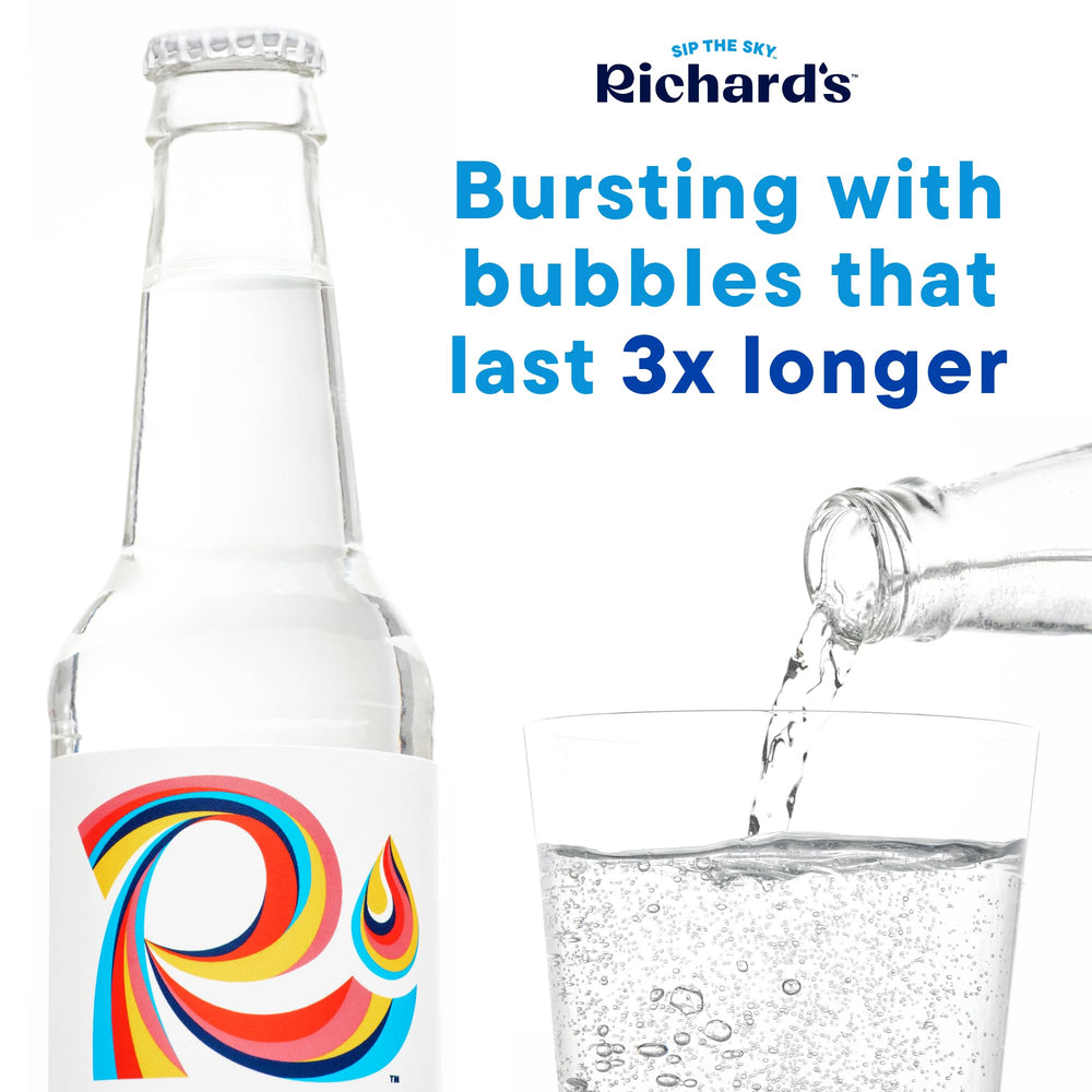 Richard's Rainwater bubbles that last for days deliver a premium refreshing experience