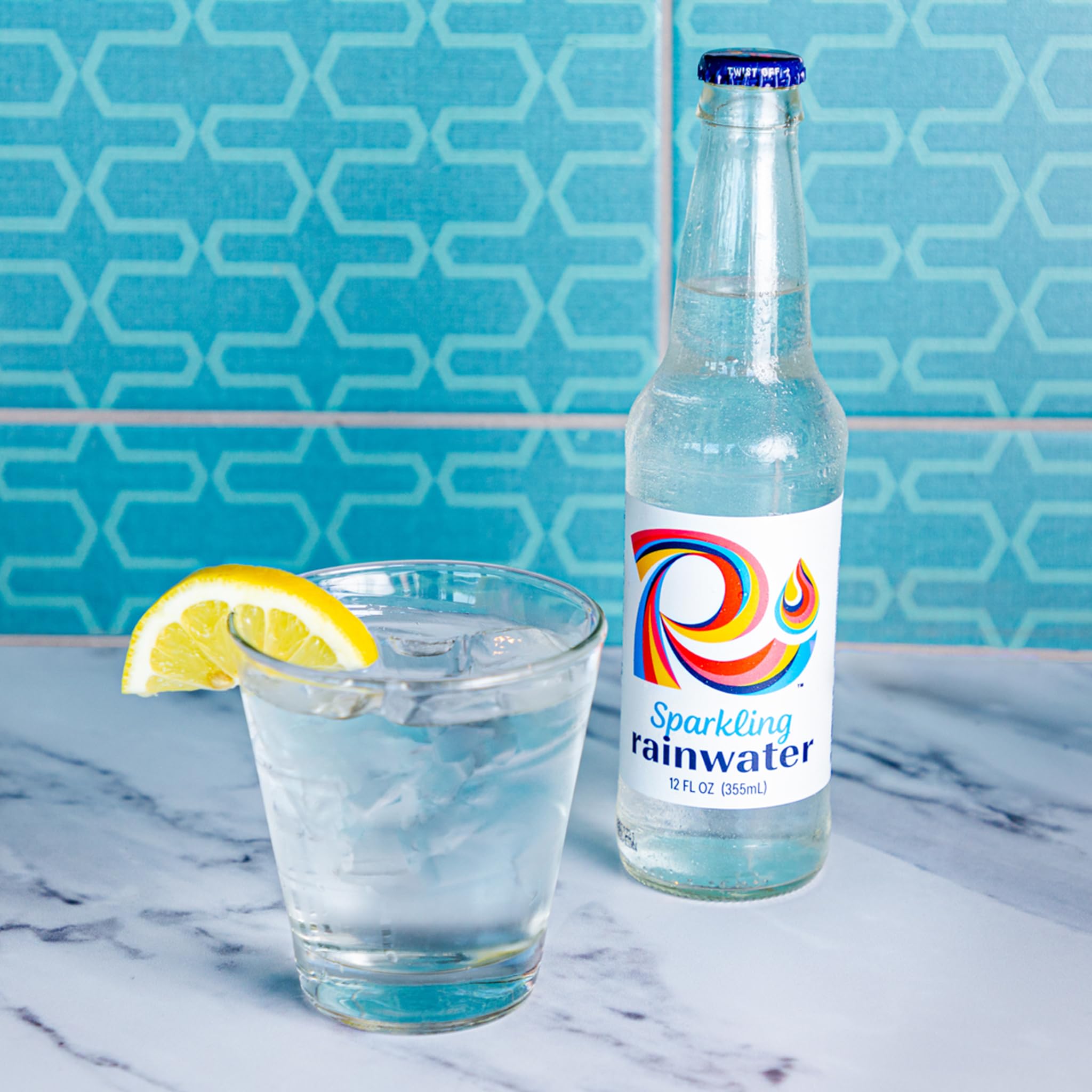 Richard's Rainwater 12-pack in eco-friendly glass packaging for mindful hydration