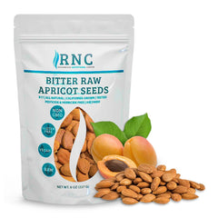 Richardson Nutritional Center fresh raw bitter apricot seeds in a bag for daily nutrients