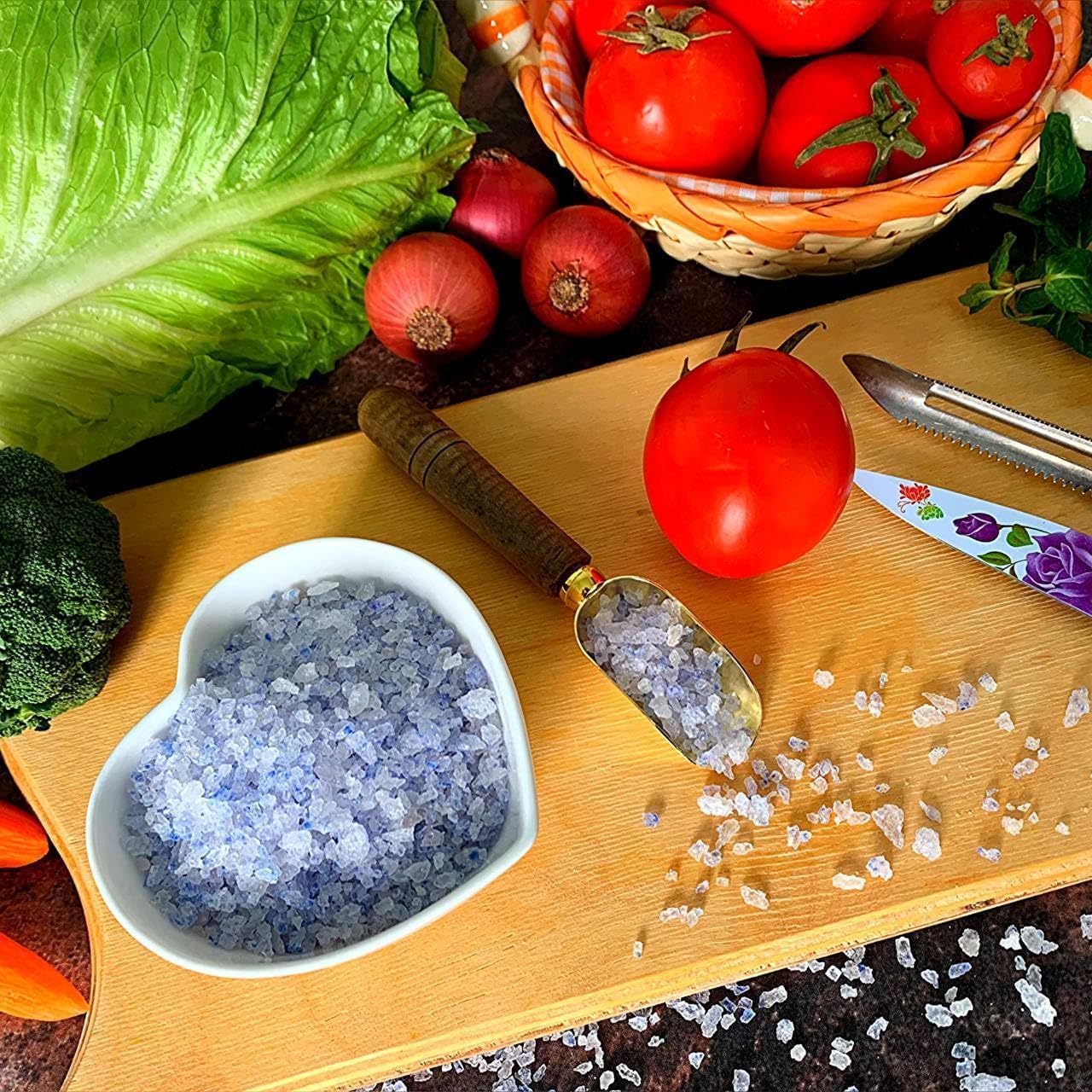 Richure blue salt is kosher-certified for quality and authenticity.