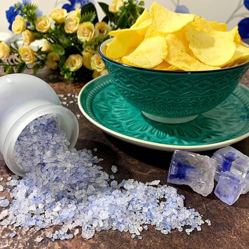 Richure blue salt’s lower sodium helps mindful seasoning choices.