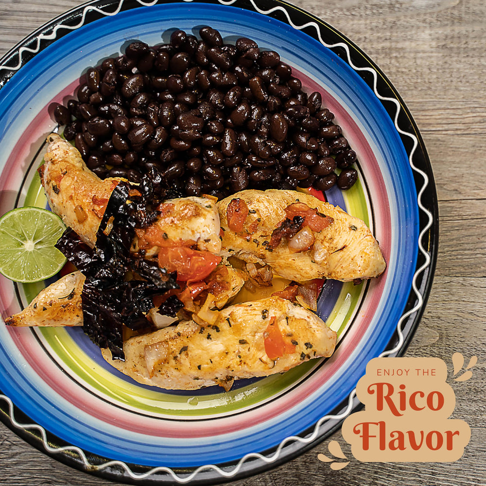 RICO RICO ancho chiles cooking hero in dish-ready presentation