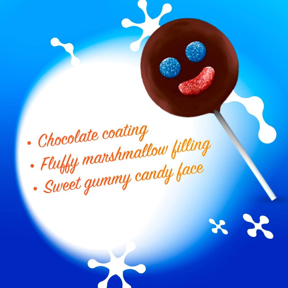RICOLINO chocolate-coated marshmallow close-up highlights creamy texture.