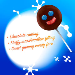 RICOLINO chocolate-coated marshmallow close-up highlights creamy texture.