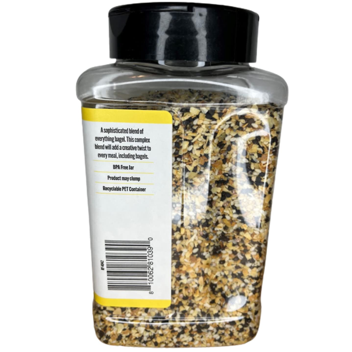 Riega certified organic, kosher, vegan label on jar indicating diet-friendly seasoning.