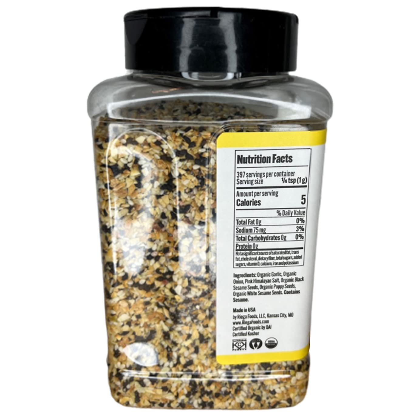 Riega organic herbs and spices close-up highlighting pure ingredients for clean flavor.