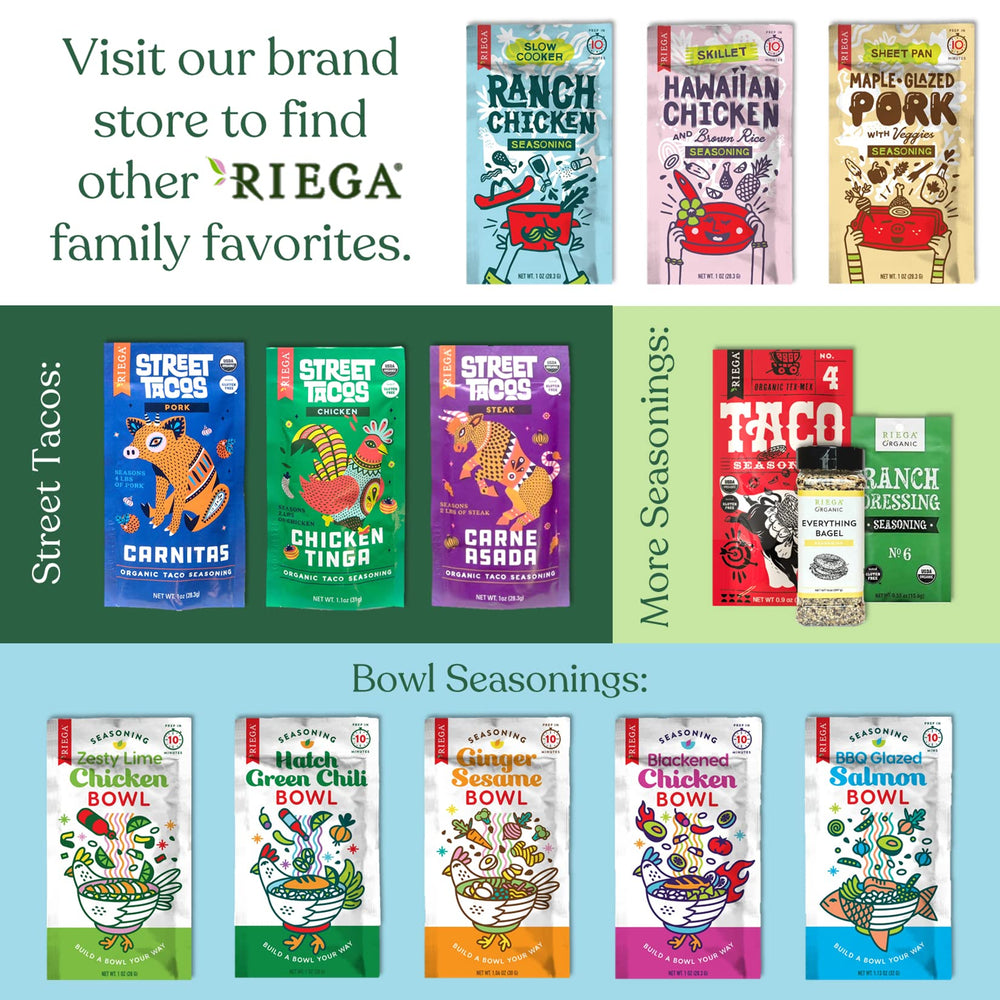Riega ready taco Tuesday meal idea with taco seasoning