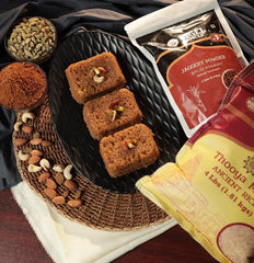 Rigel Spices Cane Jaggery Powder tea use for natural sweetness.