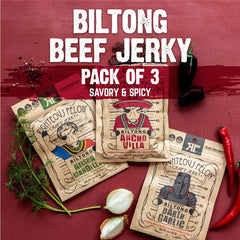 Righteous Felon Ancho Villa Spicy Biltong Jerky smoky heat