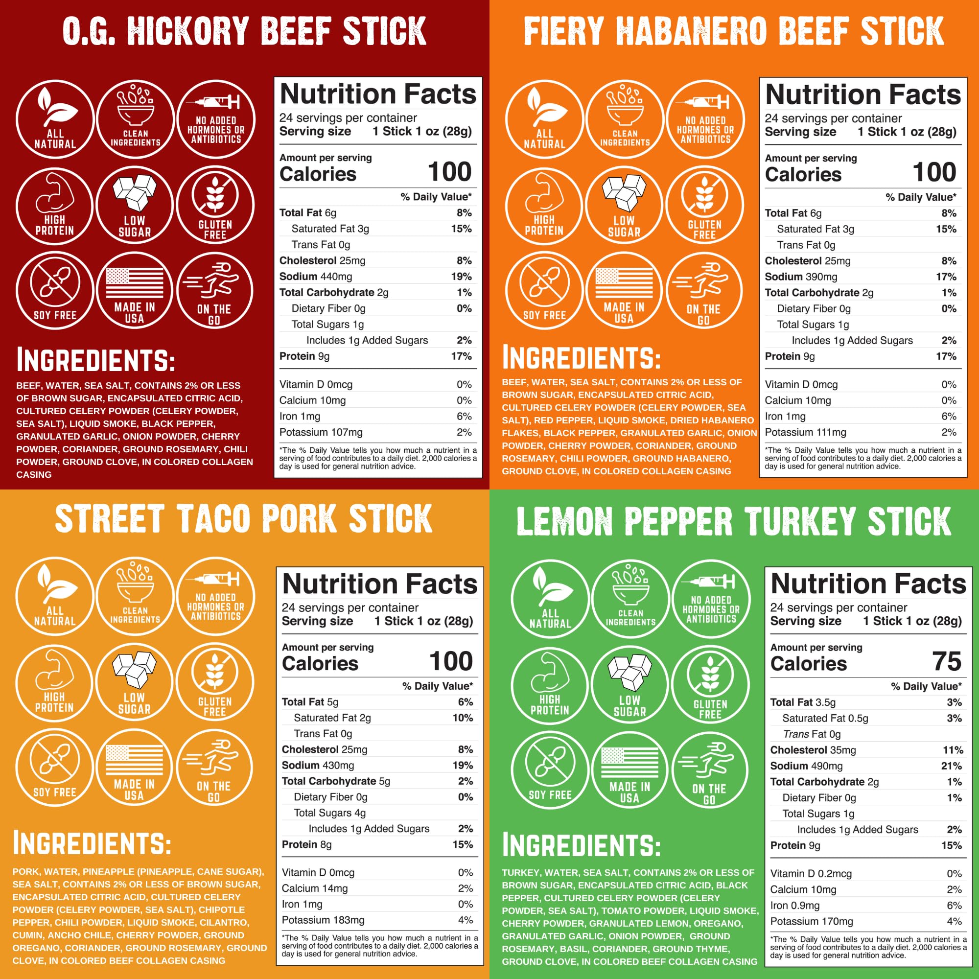 Righteous Felon beef hickory jerky stick with smoky, chewy texture