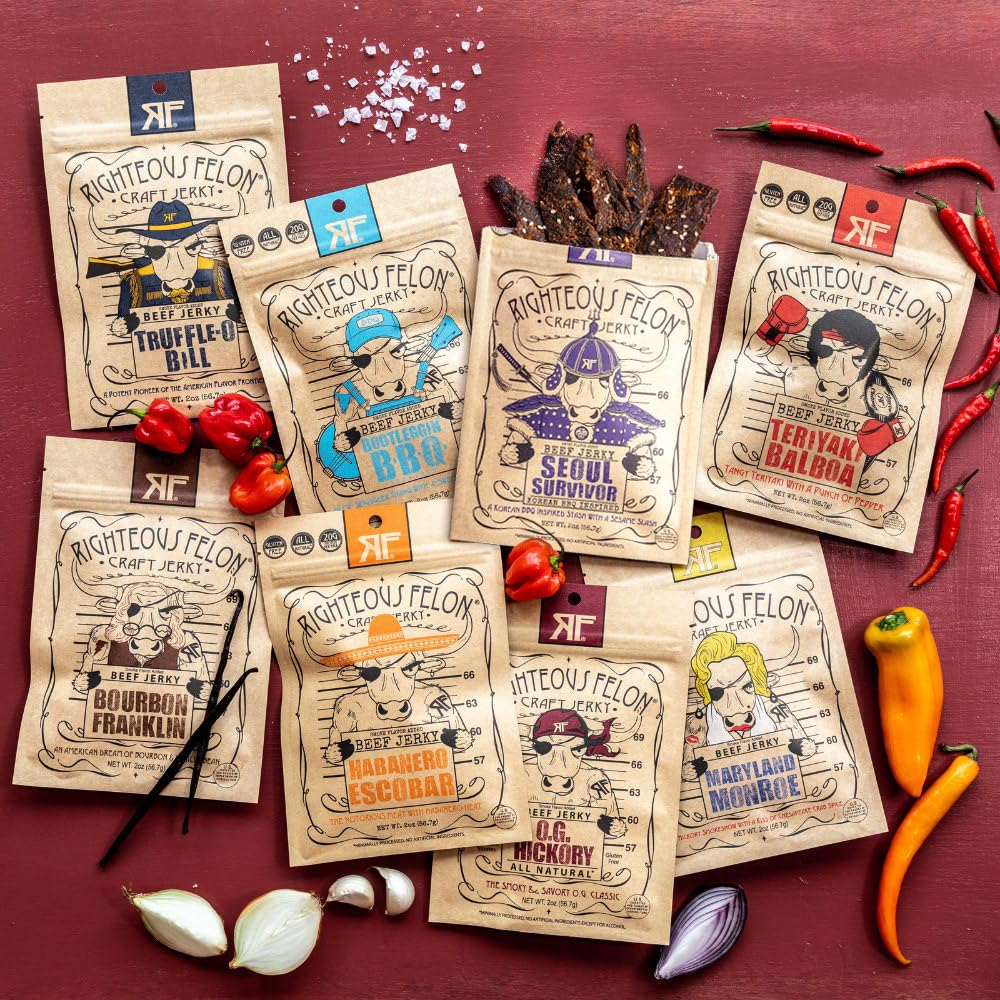 Righteous Felon Seoul Survivor, Korean-inspired heat for bold snacking.