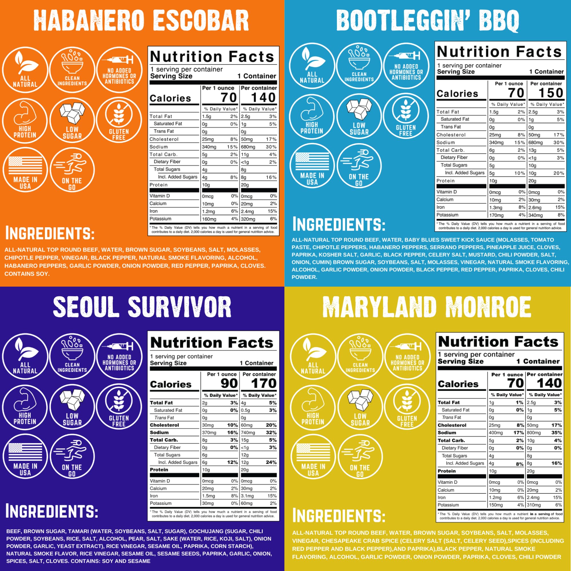 Righteous Felon Bootleggin BBQ beef jerky close-up, savory high-protein flavor