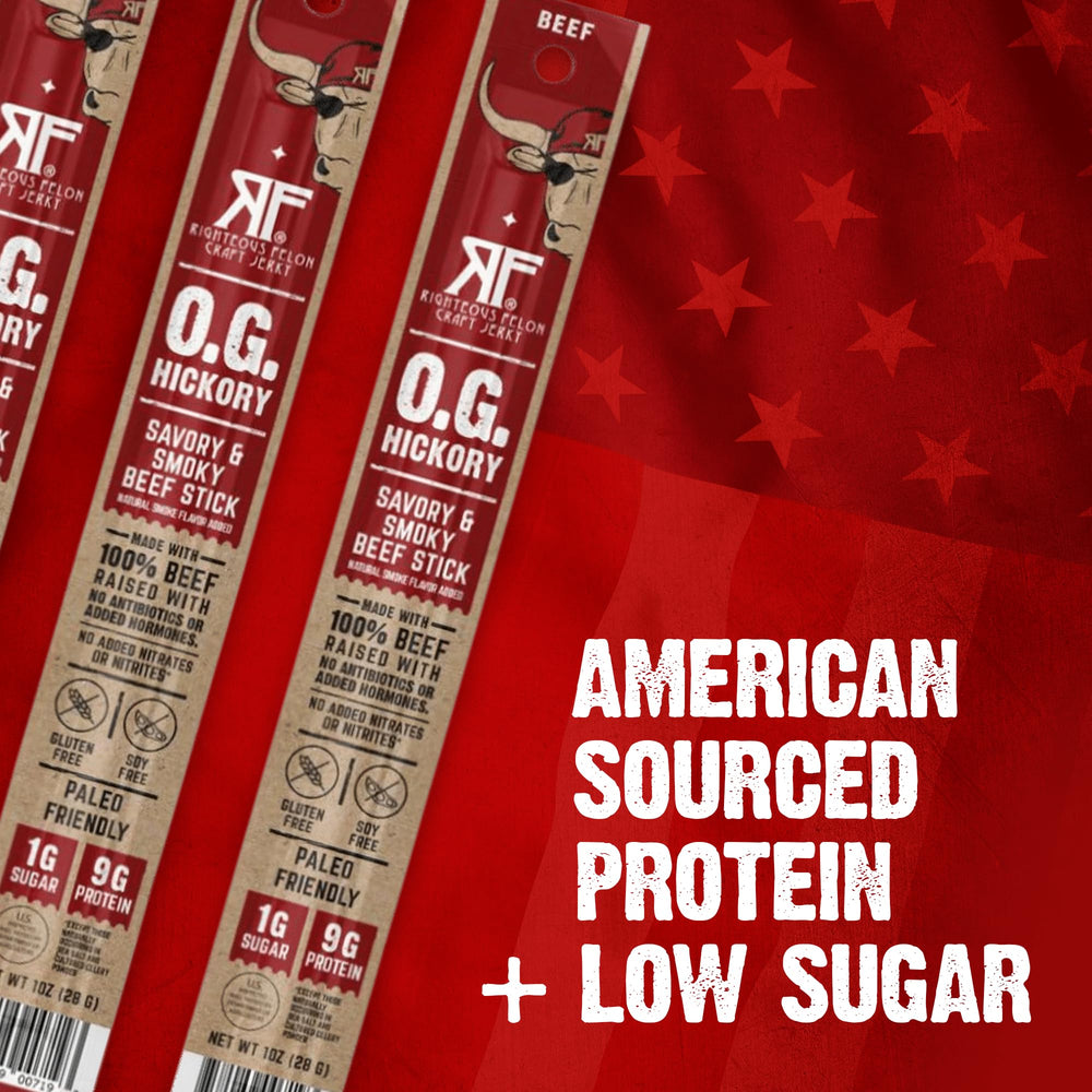 Righteous Felon gluten-free beef sticks idea, perfect for gluten-free snacking