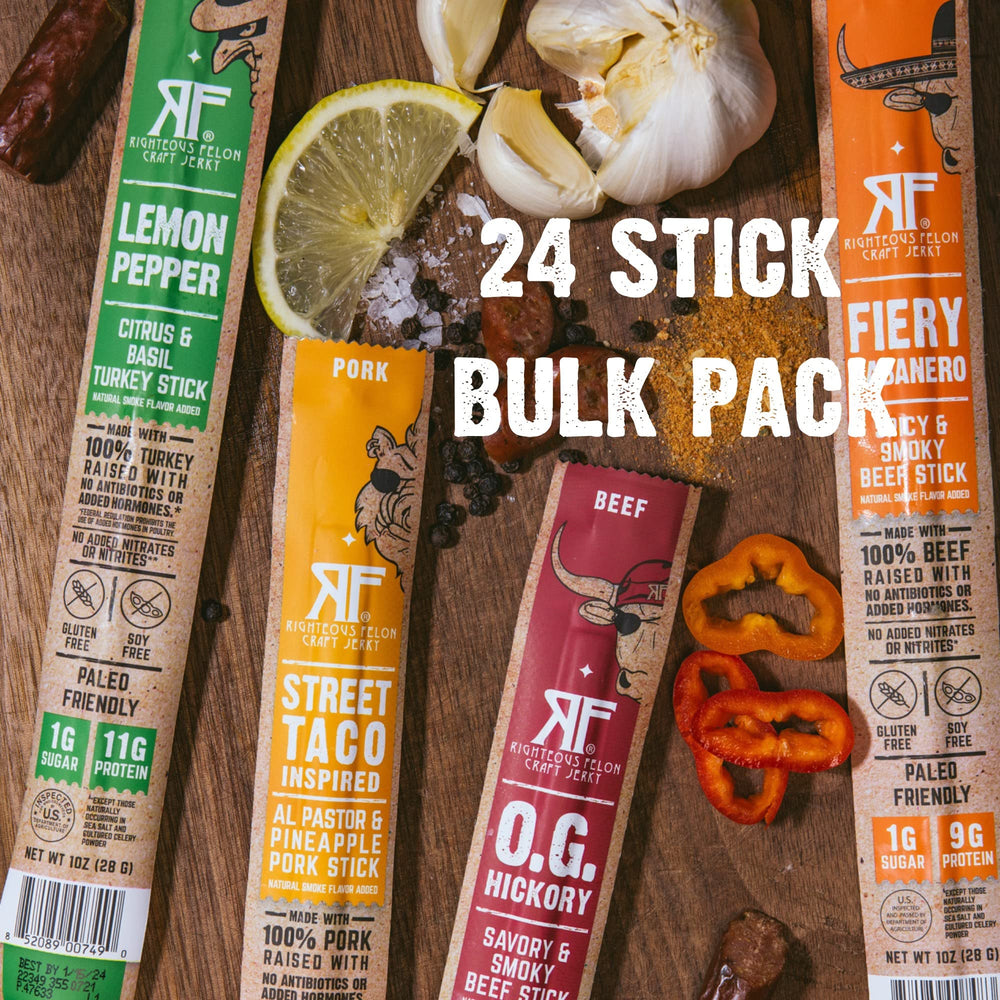 Righteous Felon Indivdually Wrapped Snacks, perfect stocking stuffer.
