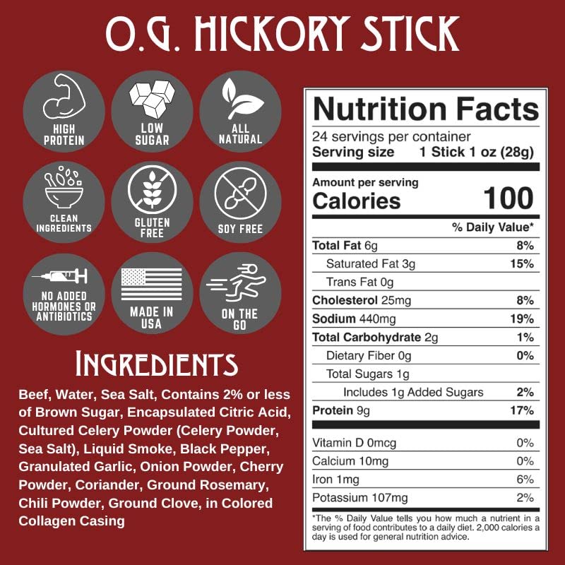 Righteous Felon individually-wrapped sticks for on-the-go snacking.