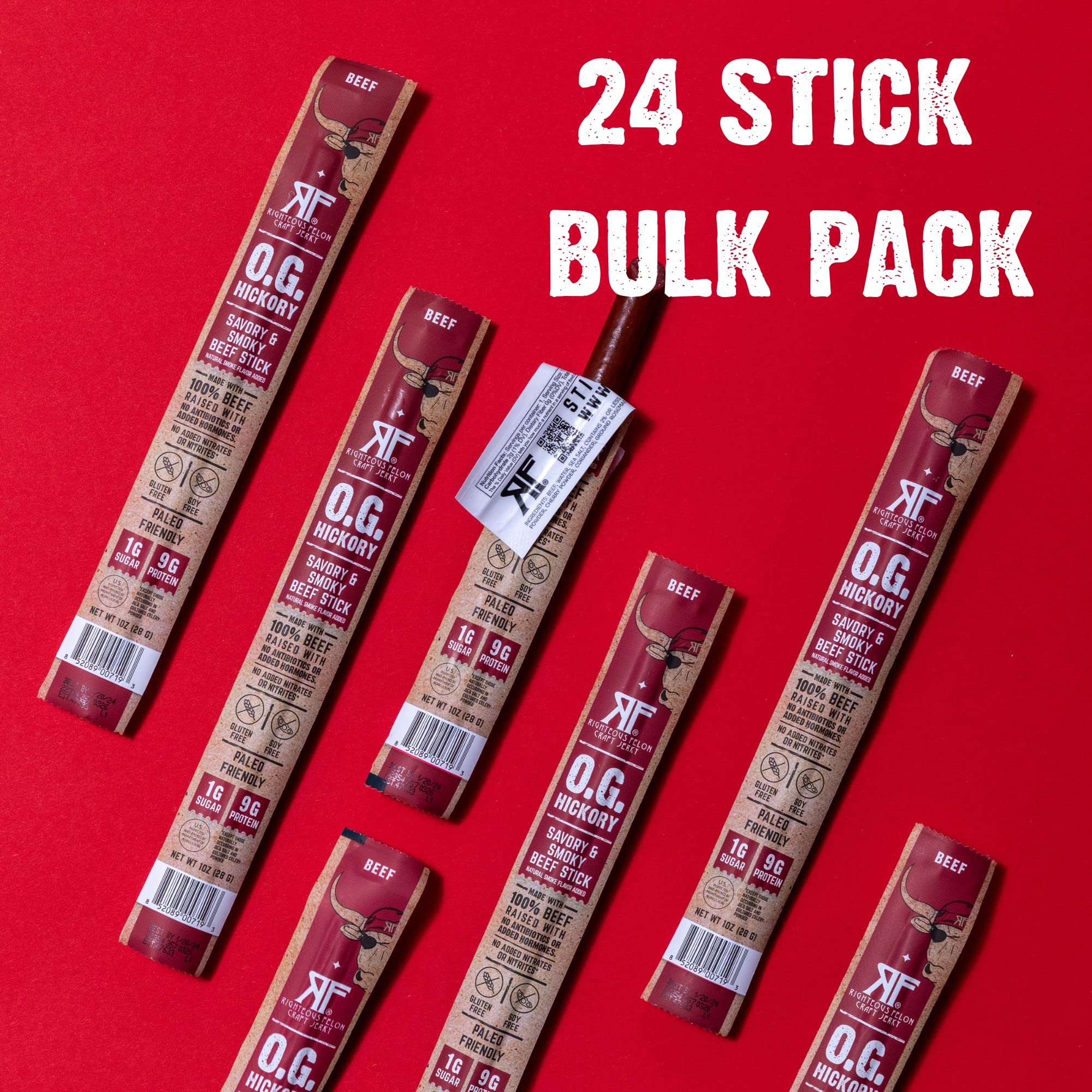Righteous Felon jerky gift pack image, ideal for gifting jerky lovers