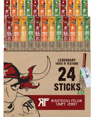 Righteous Felon OG Hickory Beef Stick, bold flavor for on-the-go protein.
