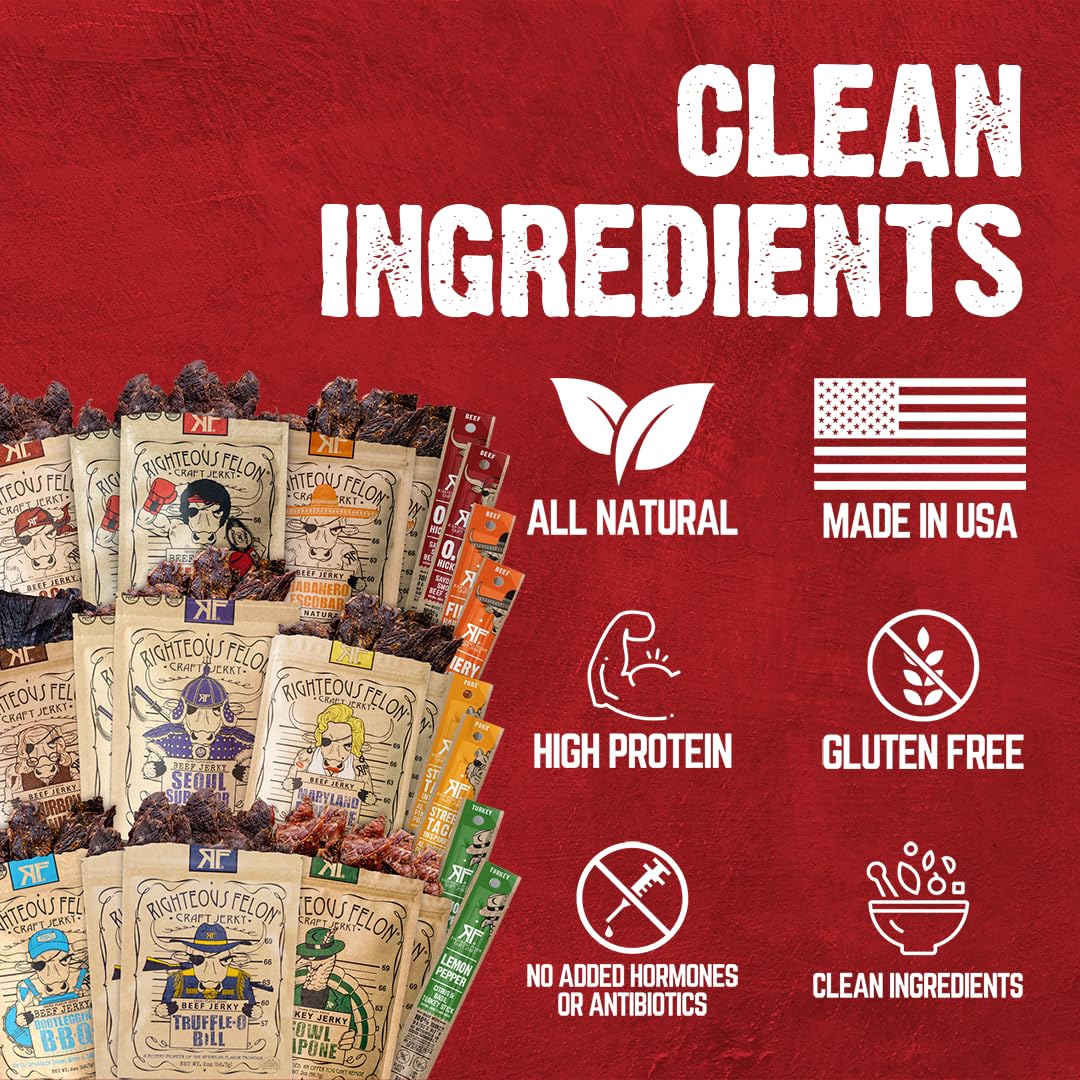 Righteous Felon snack ideas—multifunctional pack for on-the-go meals.