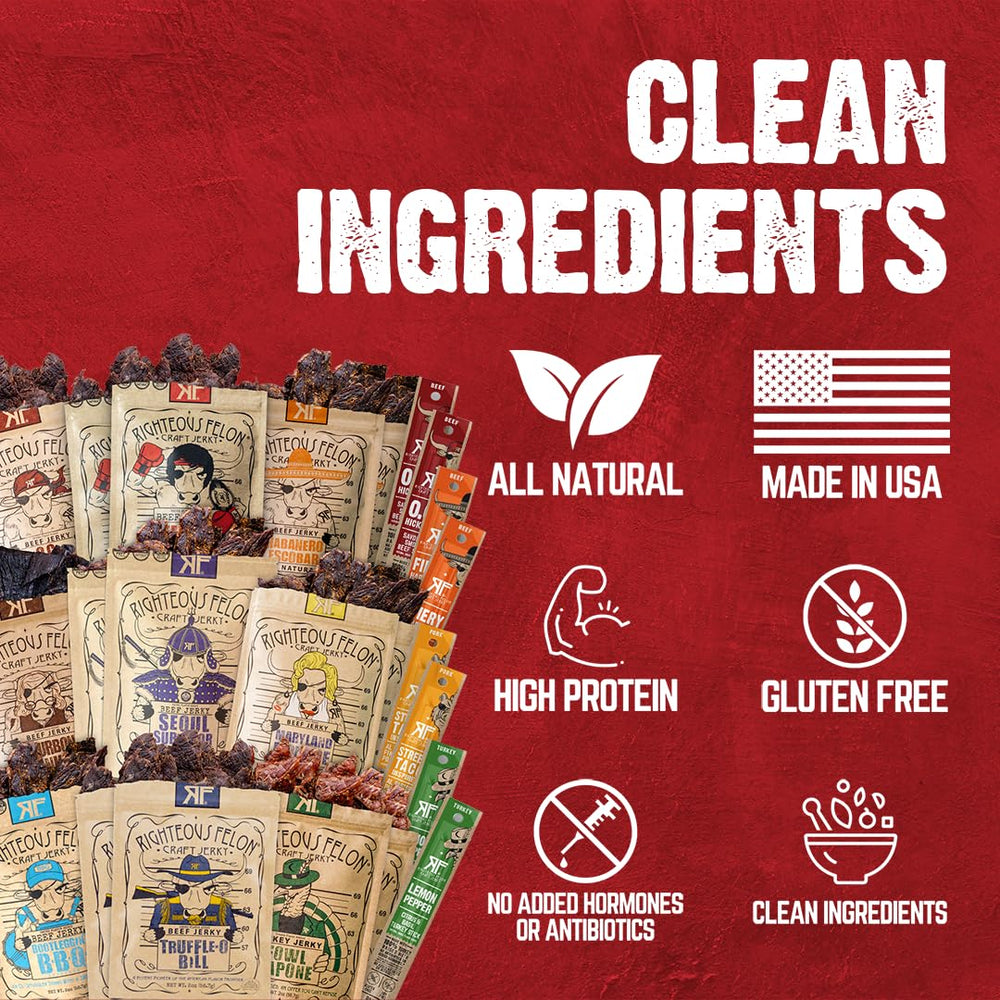 Righteous Felon snack ideas—multifunctional pack for on-the-go meals.