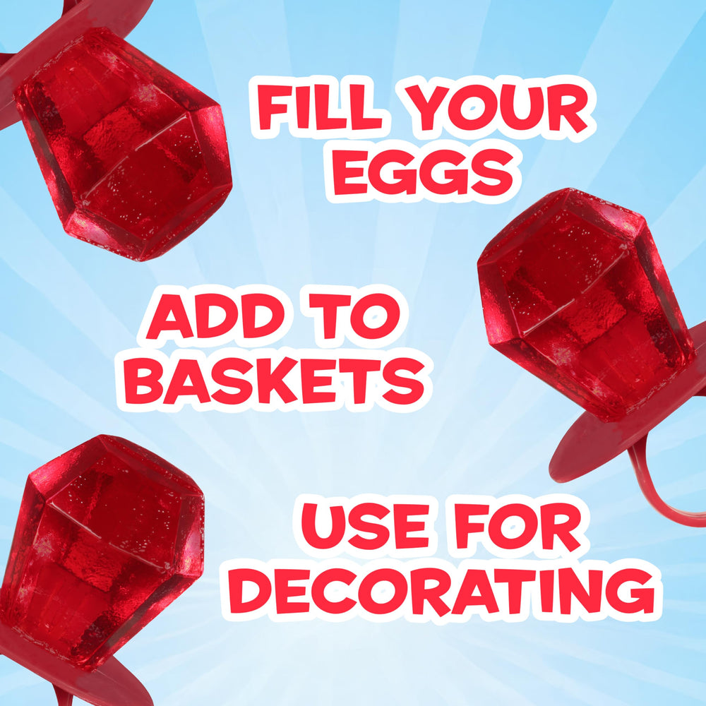 Ring Pop Colorfest Red Easter stuffer and wearable candy.