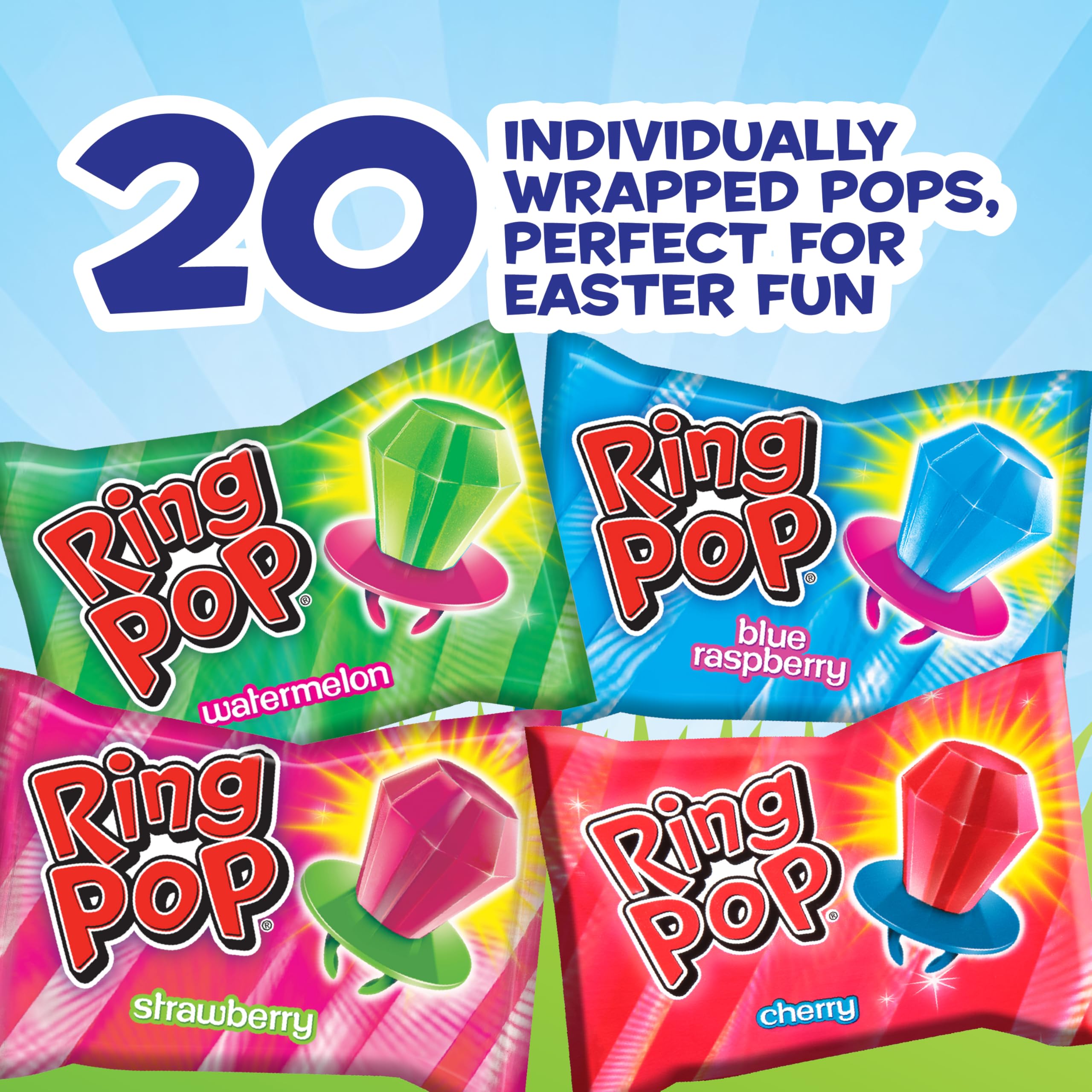 Ring Pop wearable lollipop ring in action, a fun treat
