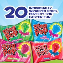 Ring Pop wearable lollipop ring in action, a fun treat
