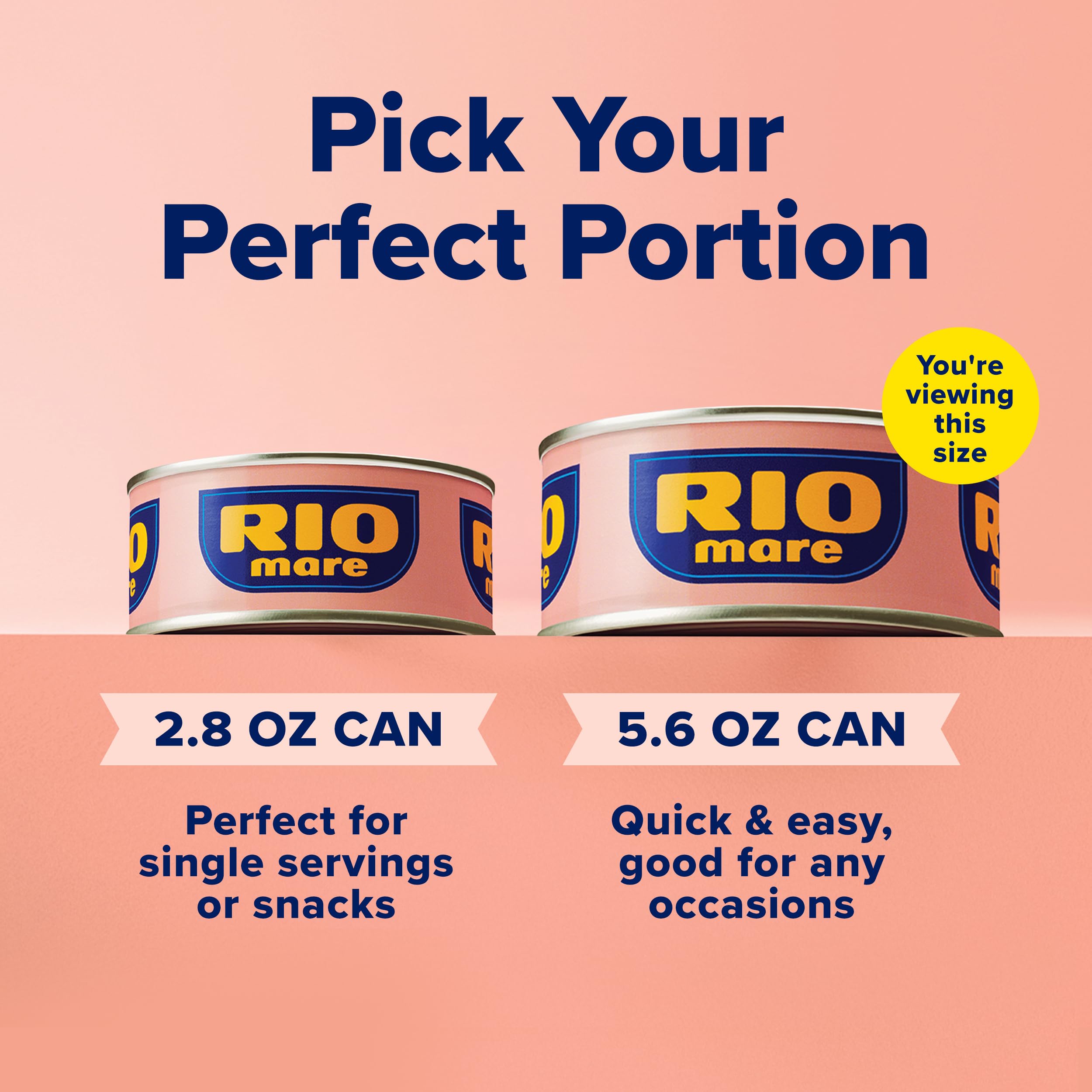 Single-serve 5.6 oz can ideal for easy, healthy meals on the go.