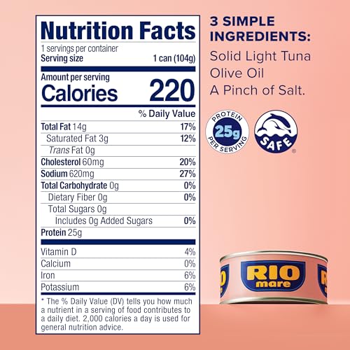 Rio Mare tuna loins hand-cleaned for firm texture and refined Italian flavor.