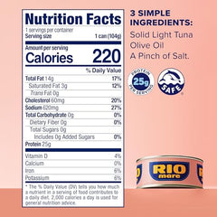 Rio Mare tuna loins hand-cleaned for firm texture and refined Italian flavor.