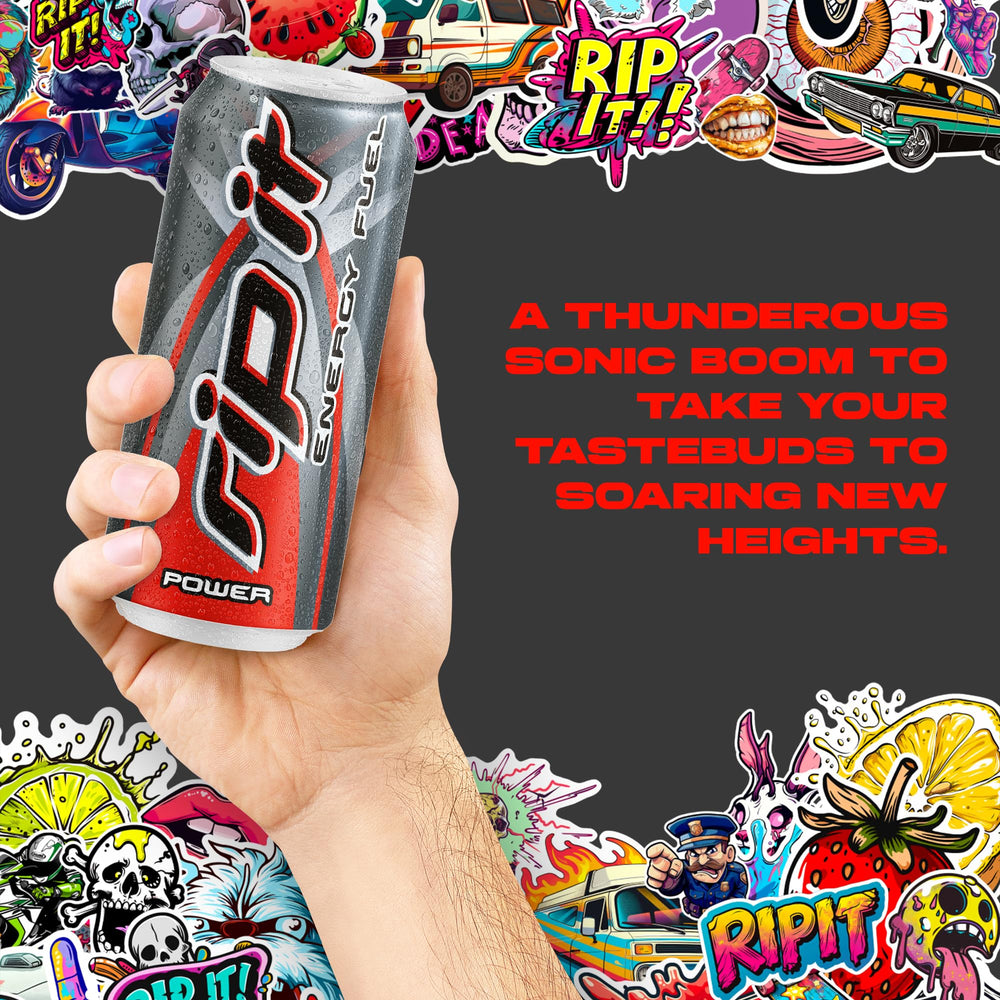Rip-It Power athlete scene illustrating on-the-go energy during workouts