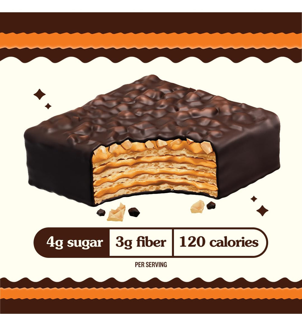 Rip Van Wafels low-sugar option for balanced snacking.