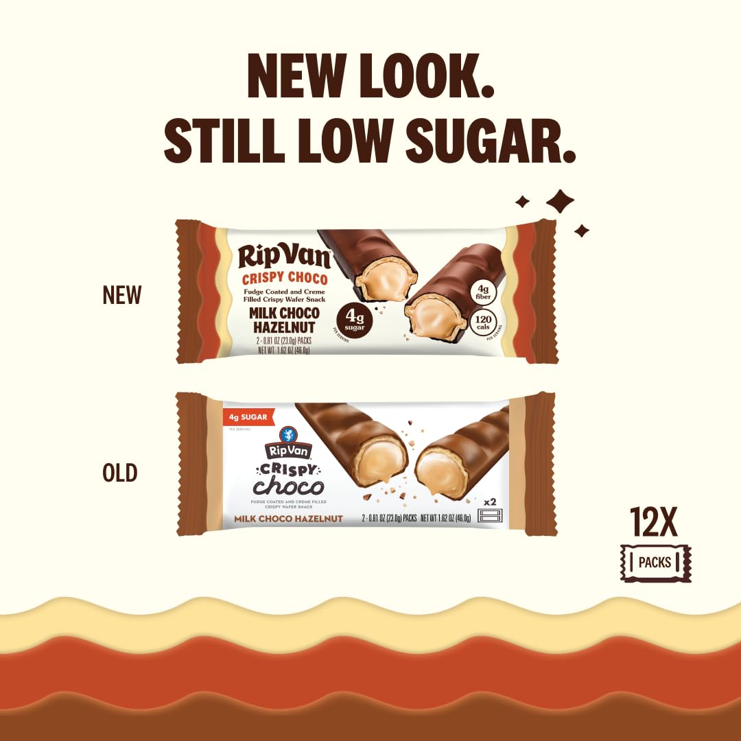 Rip Van Wafels Fudge-layer detail highlighting rich texture for chocolate lovers.