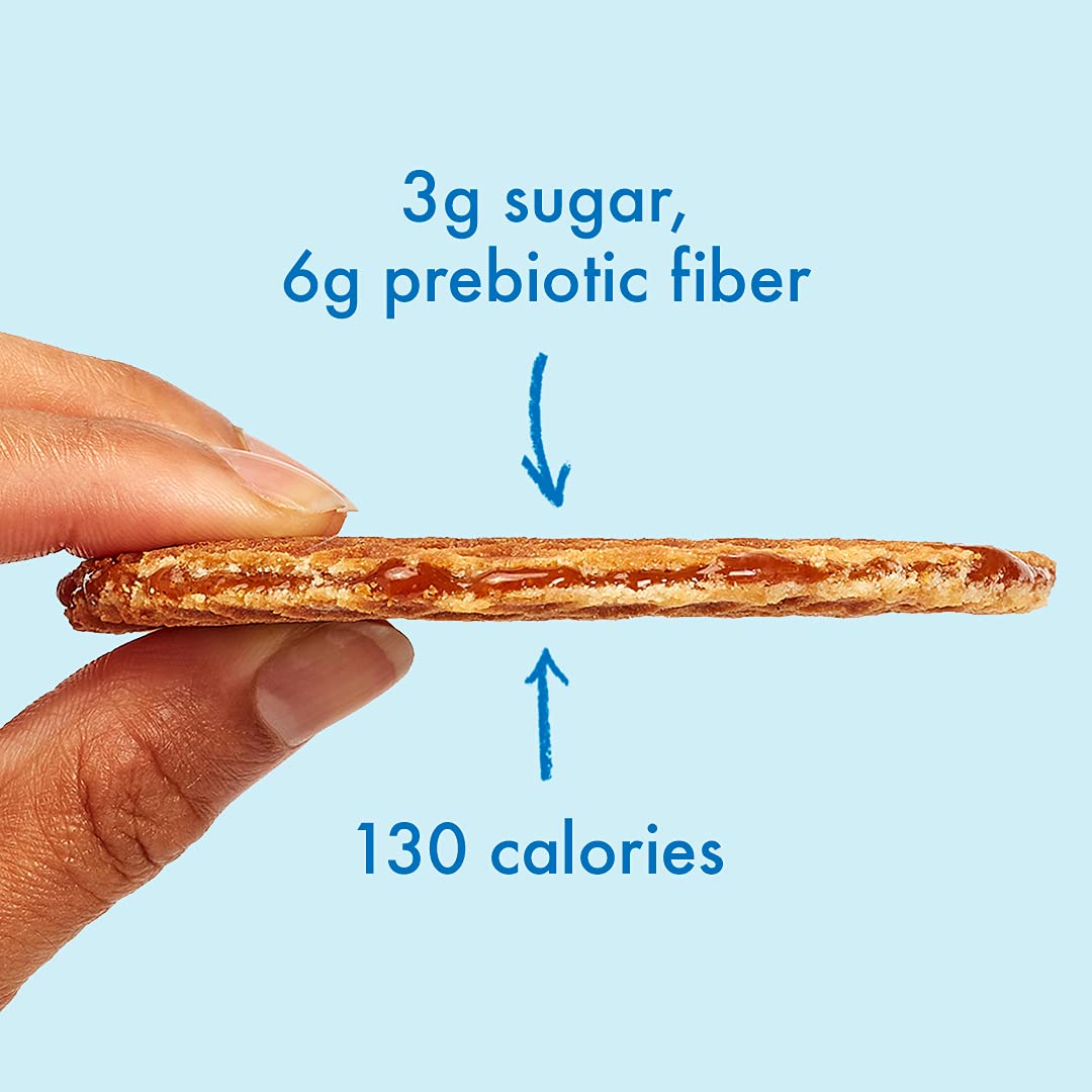 Rip Van Wafels Honey & Oats stacked, perfect for sharing or snacking.