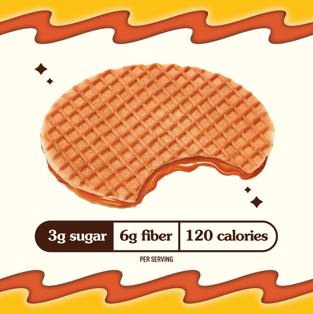 Rip Van Wafels Honey & Oats individually wrapped portions for post-workout snacking