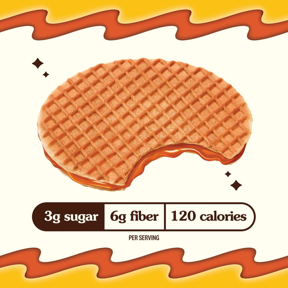 Rip Van Wafels Honey & Oats individually wrapped portions for post-workout snacking