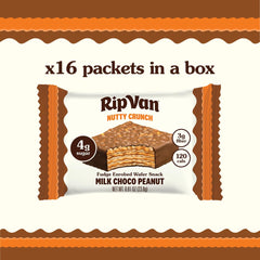 Rip Van Wafels Nutty Crunch wafer delivers 120 calories per serving for mindful snacking