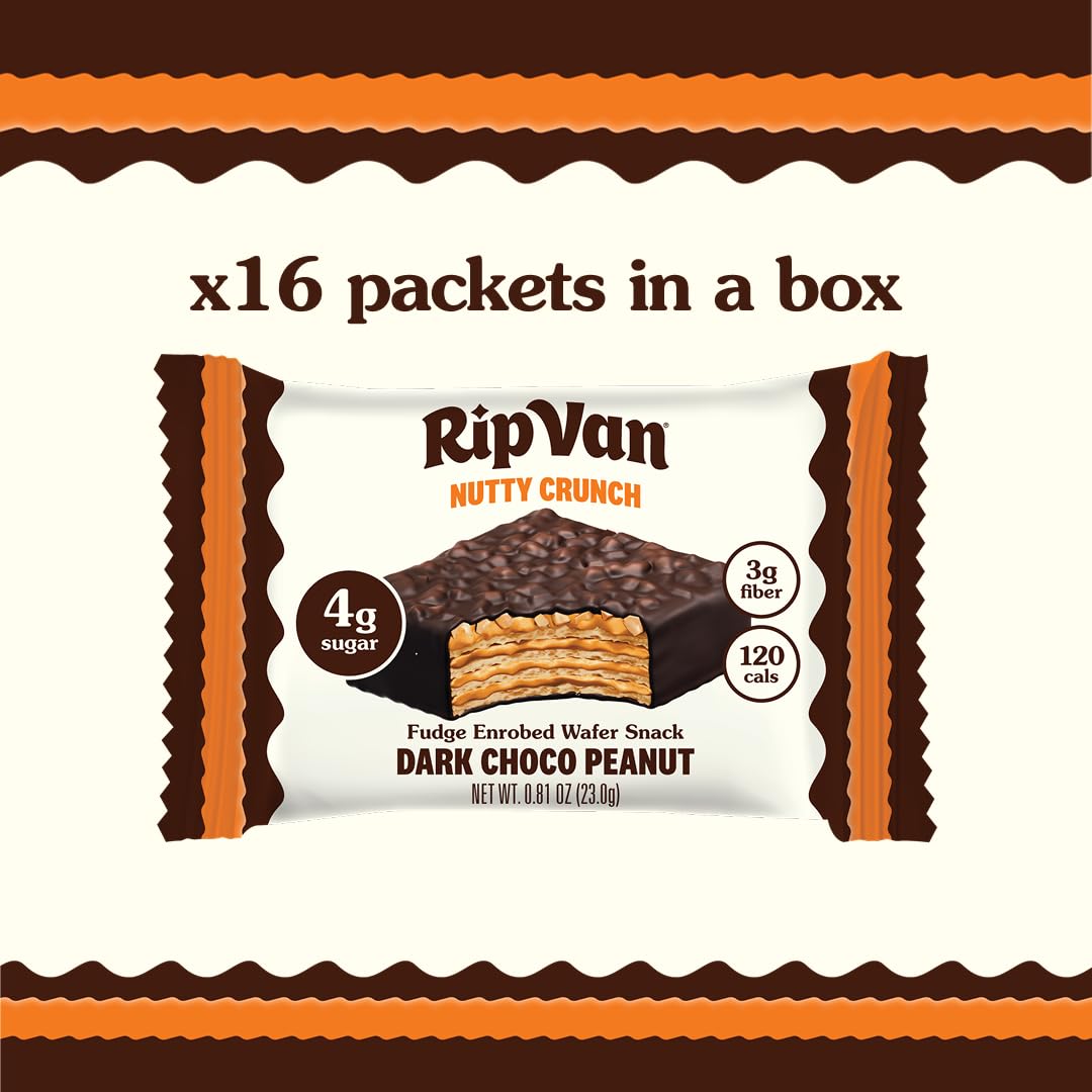 Rip Van Wafels compact travel snack ideal for a busy day.
