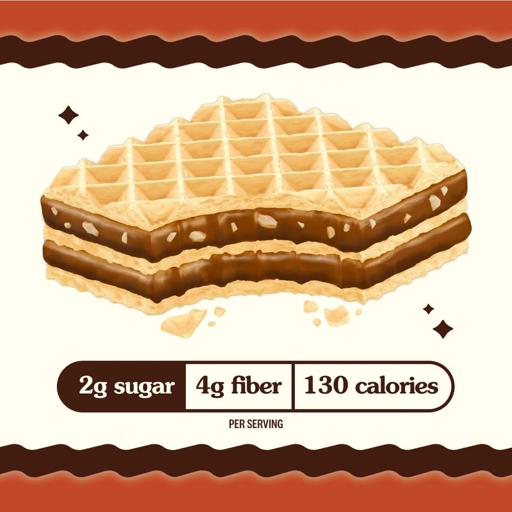 Rip Van Wafels vegan keto-friendly ingredients label.