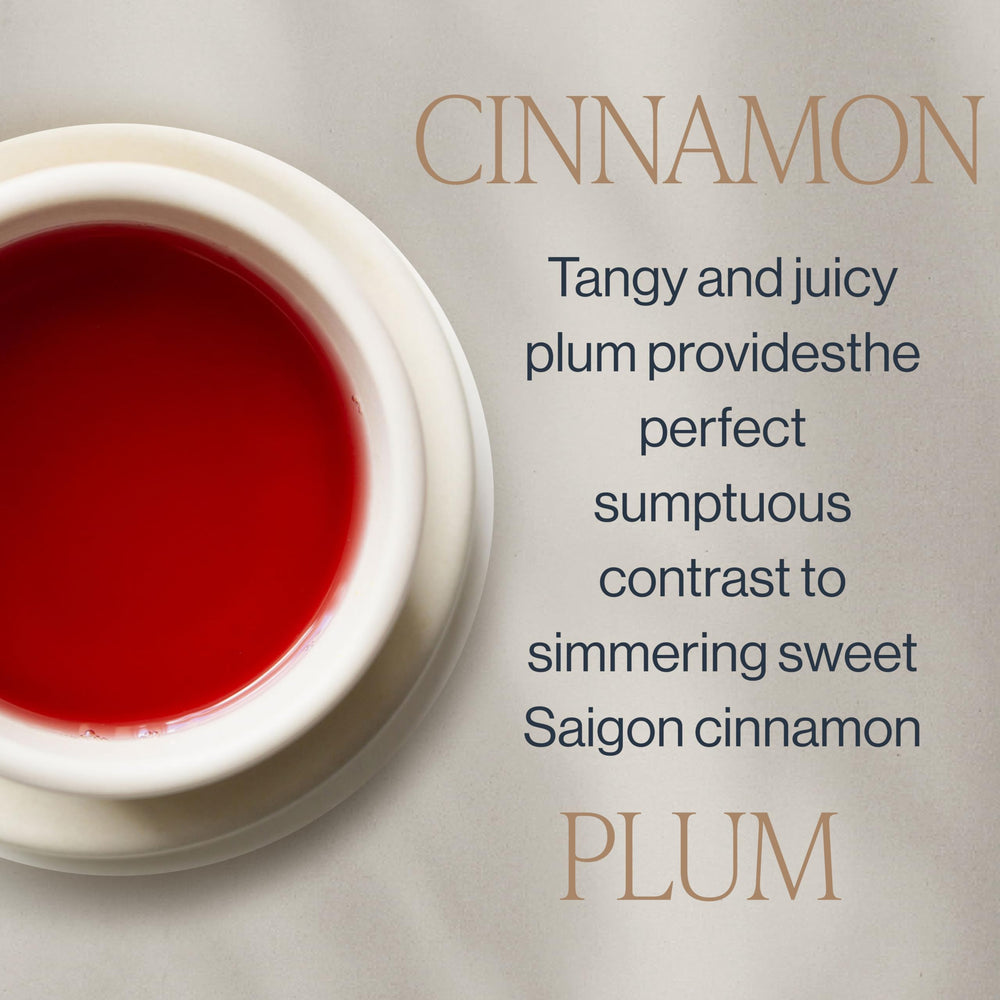 Rishi Cinnamon Plum served iced for a refreshing summer treat.