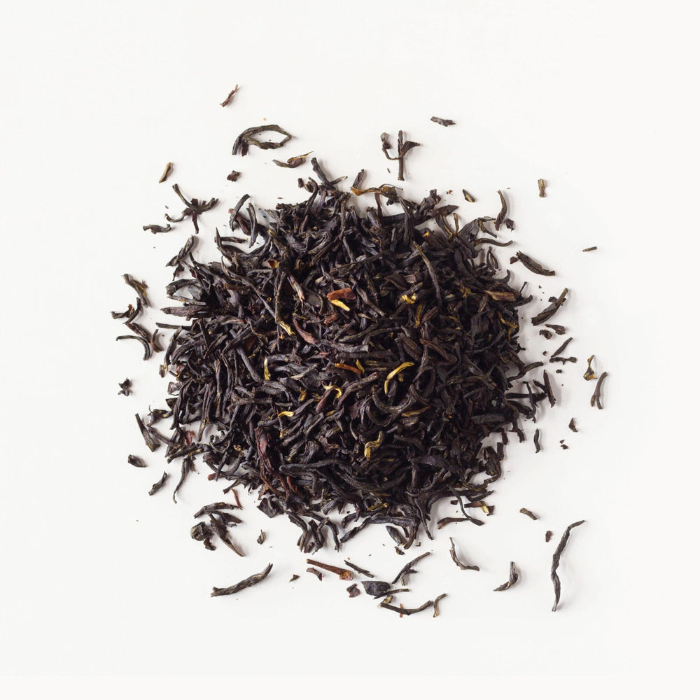 Rishi Earl Grey tea with biodegradable sachets supports sustainable tea rituals.