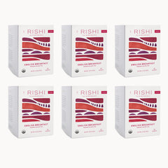 Rishi Tea English Breakfast sachet pack ready for convenient home brewing