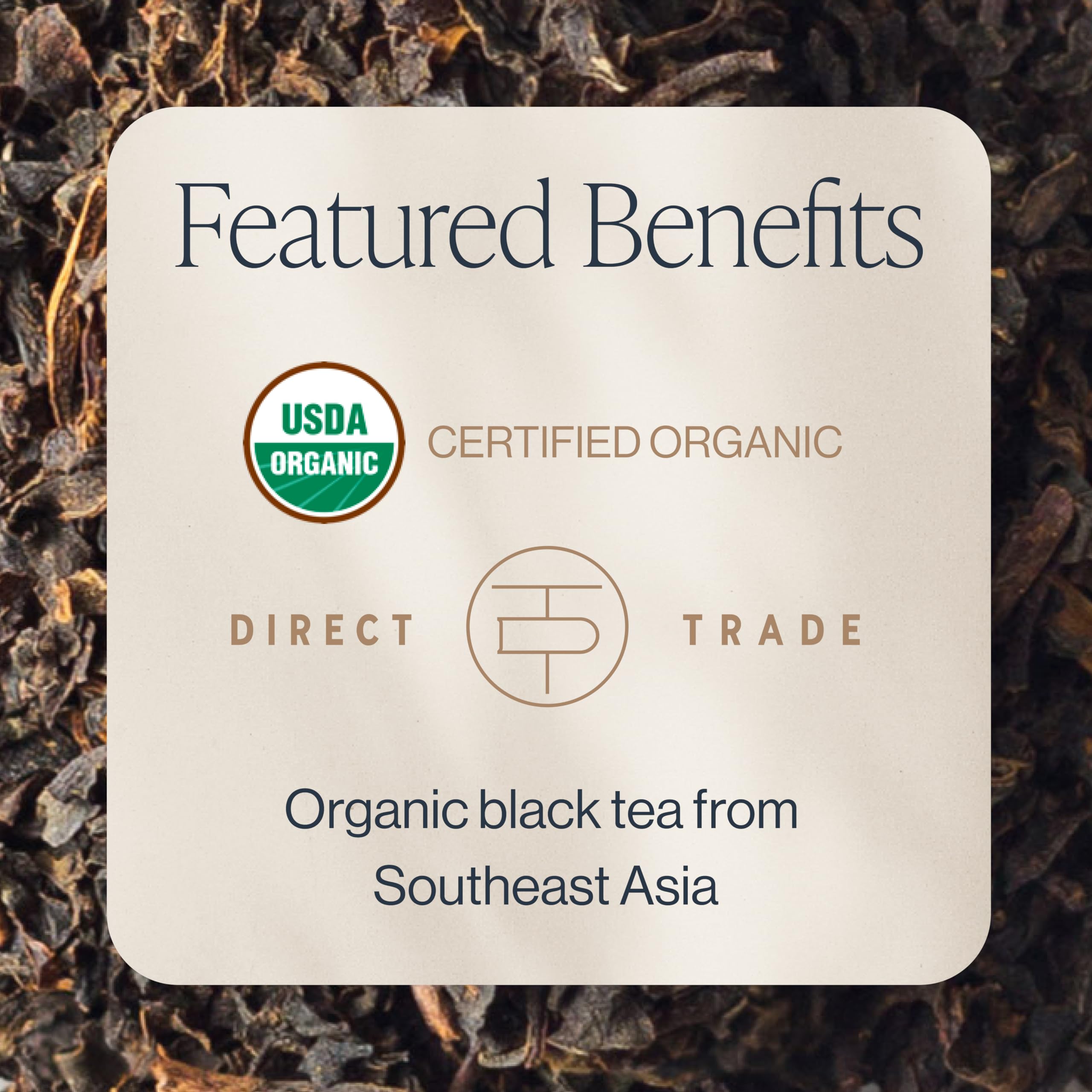 Rishi Tea English Breakfast steeped cup with rich malty notes.