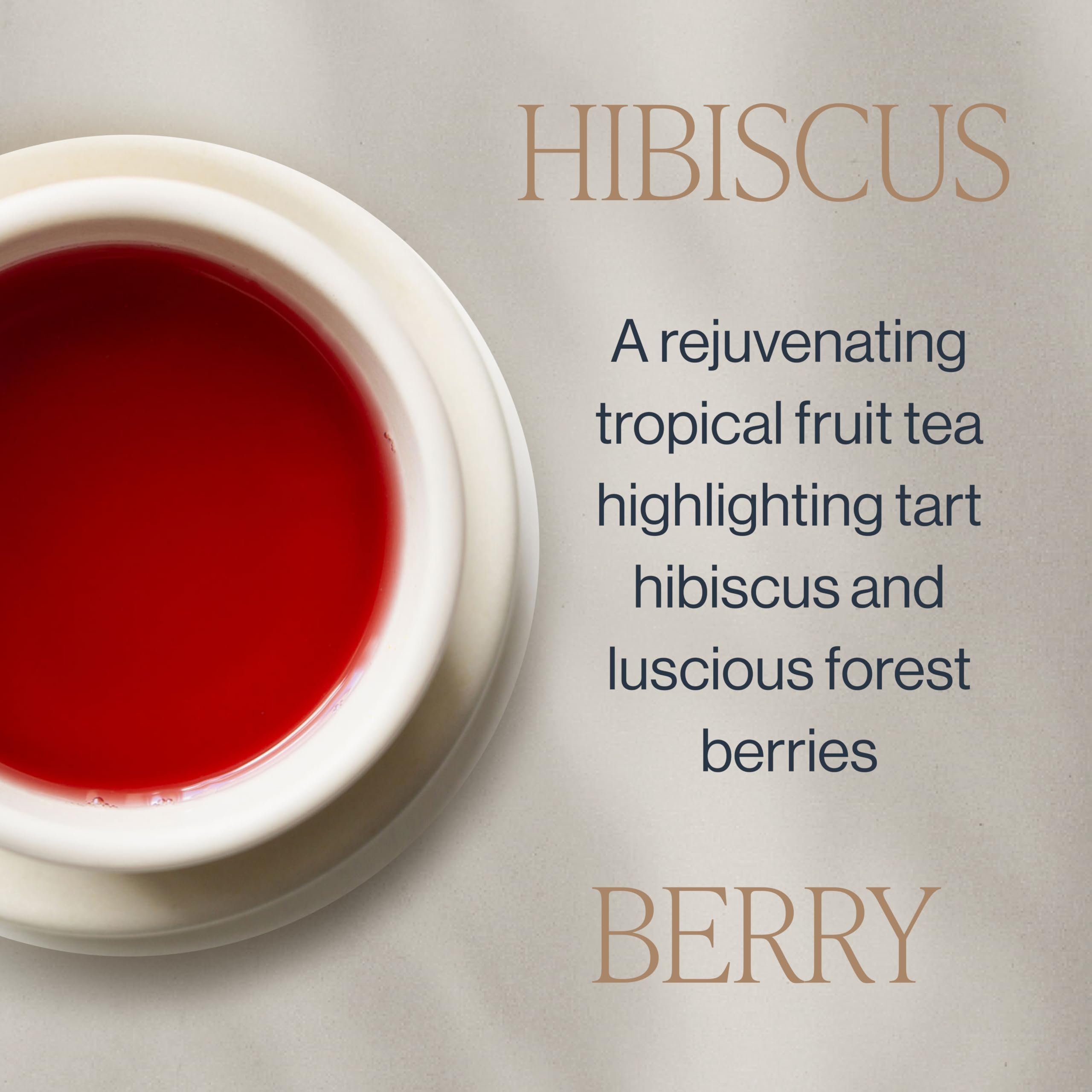 Rishi Tea Hibiscus Berry iced-tea-serve highlights a refreshing, sugar-free cold beverage.